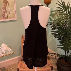 ATHLETA high neck swing tank top black